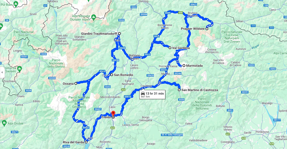 10 giorni in Trentino Alto-Adige: dal lago di Braies alle Dolomiti